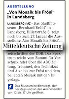 Mitteldeutsche Zeitung Halle 7.1.2013 S.10 Mitteldeutsche Zeitung 7.1.2013