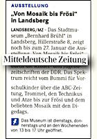 Mitteldeutsche Zeitung 7.1.2013