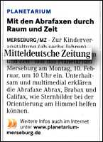 Mitteldeutsche Zeitung 7.2.2014