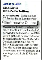 Mitteldeutsche Zeitung Merseburg 8.1.2013 S.11 Mitteldeutsche Zeitung 8.1.2013