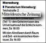 Mitteldeutsche Zeitung 9.8.2014