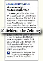 Mitteldeutsche Zeitung 10.1.2013