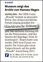 Mitteldeutsche Zeitung 11.3.2010