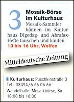 Mitteldeutsche Zeitung Bitterfeld 12.11.2011 S.7/14 Mitteldeutsche Zeitung 12.11.2011