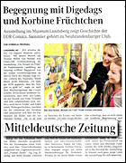 Mitteldeutsche Zeitung 12.11.2012