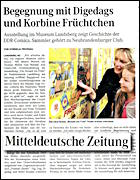 Mitteldeutsche Zeitung 12.11.2012, Halle/Saalekreis S.13 Mitteldeutsche Zeitung 12.11.2012