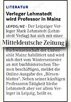 Mitteldeutsche Zeitung 13.7.2012