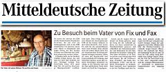 Mitteldeutsche Zeitung 13.8.2016