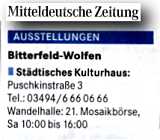 Mitteldeutsche Zeitung 14.11.2014