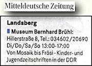 Mitteldeutsche Zeitung 17.1.2013 S.22 Mitteldeutsche Zeitung 17.1.2013
