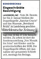 Mitteldeutsche Zeitung 18.12.2012