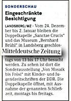Mitteldeutsche Zeitung Dessau 18.12.2012 S.10 Mitteldeutsche Zeitung 18.12.2012