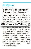 Mitteldeutsche Zeitung 22.8.2026