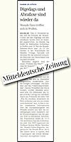 Mitteldeutsche Zeitung 22.10.2011