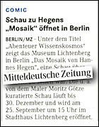 Mitteldeutsche Zeitung 23.9.2011 S. 22 Mitteldeutsche Zeitung 23.9.2011