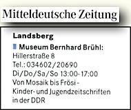 Mitteldeutsche Zeitung 24.1.2013