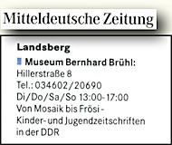 Mitteldeutsche Zeitung 24.1.2013 S.22 Mitteldeutsche Zeitung 24.1.2013