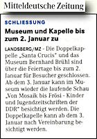 Mitteldeutsche Zeitung 24.12.2012
