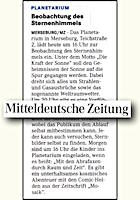 Mitteldeutsche Zeitung 26.1.2013