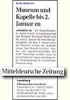 Mitteldeutsche Zeitung 27.12.2012