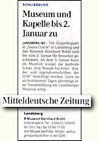 Mitteldeutsche Zeitung Bitterfeld 27.12.2012 S.11/22 Mitteldeutsche Zeitung 27.12.2012
