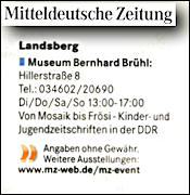 Mitteldeutsche Zeitung 29.11.2012