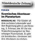 Mitteldeutsche Zeitung 31.1.2015