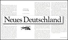 Neues Deutschland 4.8.2011 Seite 15 Neues Deutschland 4.8.2011