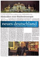 Neues Deutschland 13.8.2015