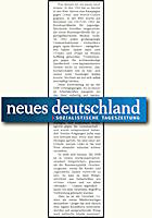Neues Deutschland 14.9.2013