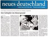 Neues Deutschland 20.8.2016