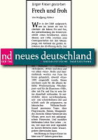Neues Deutschland 23.5.2019