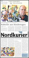 Nordkurier 3.3.2012 Wochenendbeilage S.1, Malchin S.21 Nordkurier 3.3.2012