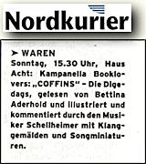 Nordkurier Waren 11.4.2013 S.23 Nordkurier 11.4.2013
