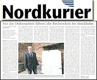 Nordkurier 13.7.2012