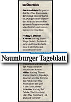 Naumburger Tageblatt 6.10.2017