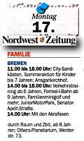 Nordwest-Zeitung 13.7.2017
