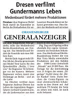 Oranienburger Generalanzeiger 19.8.2017