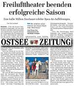Ostsee-Zeitung 8.9.2014
