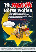 Plakat zur Börse 2012