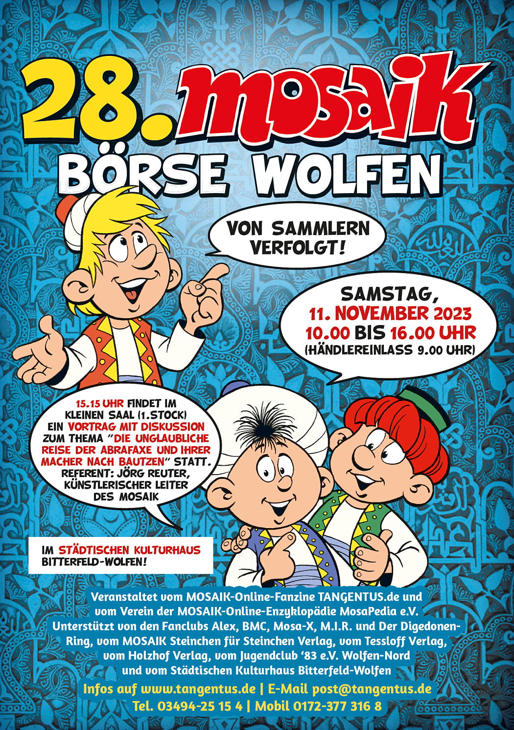 Plakat MOSAIK-Börse 2023