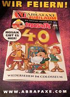 Werbeposter Abrafaxe Poster 40 Jahre Abrafaxe