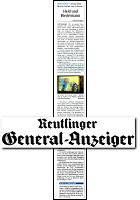 Reutlinger General-Anzeiger 27.8.2016