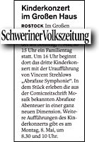 Schweriner Volkszeitung 3.5.2017