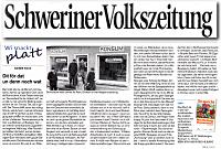 Schweriner Volkszeitung 8.8.2016
