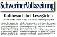 Schweriner Volkszeitung 22.8.2019