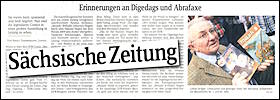 Sächsische Zeitung 6.2.2012