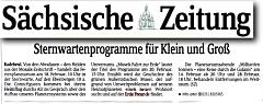 Sächsische Zeitung 14.2.2015