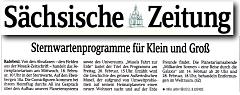 Sächsische Zeitung 16.2.2015