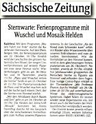 Sächsische Zeitung Radebeul 19.10.2012 S.10 Sächsische Zeitung 19.10.2012